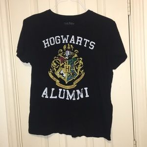 Black Hogwarts alumni T shirt